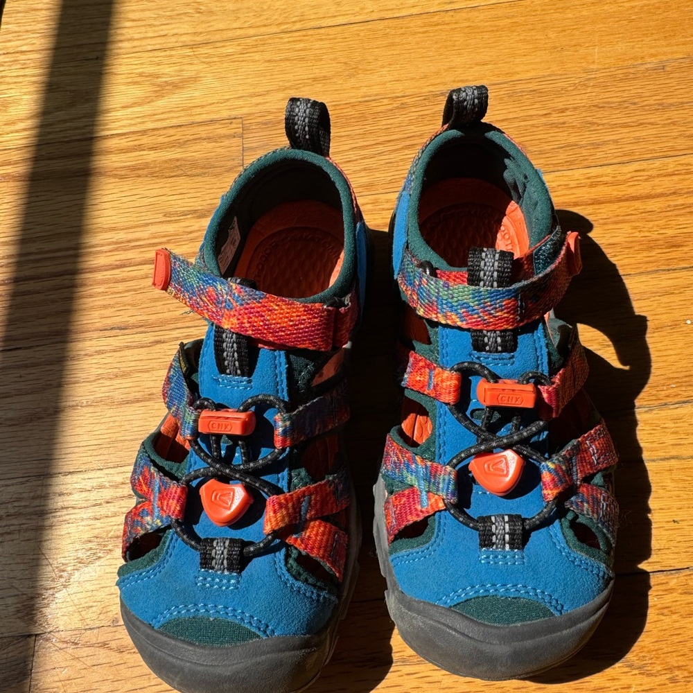 Keen Blue and Red Outdoor Sandals (size 11)